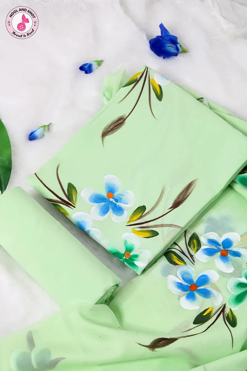 Hand Painted Cotton Salwar HPCS - 3