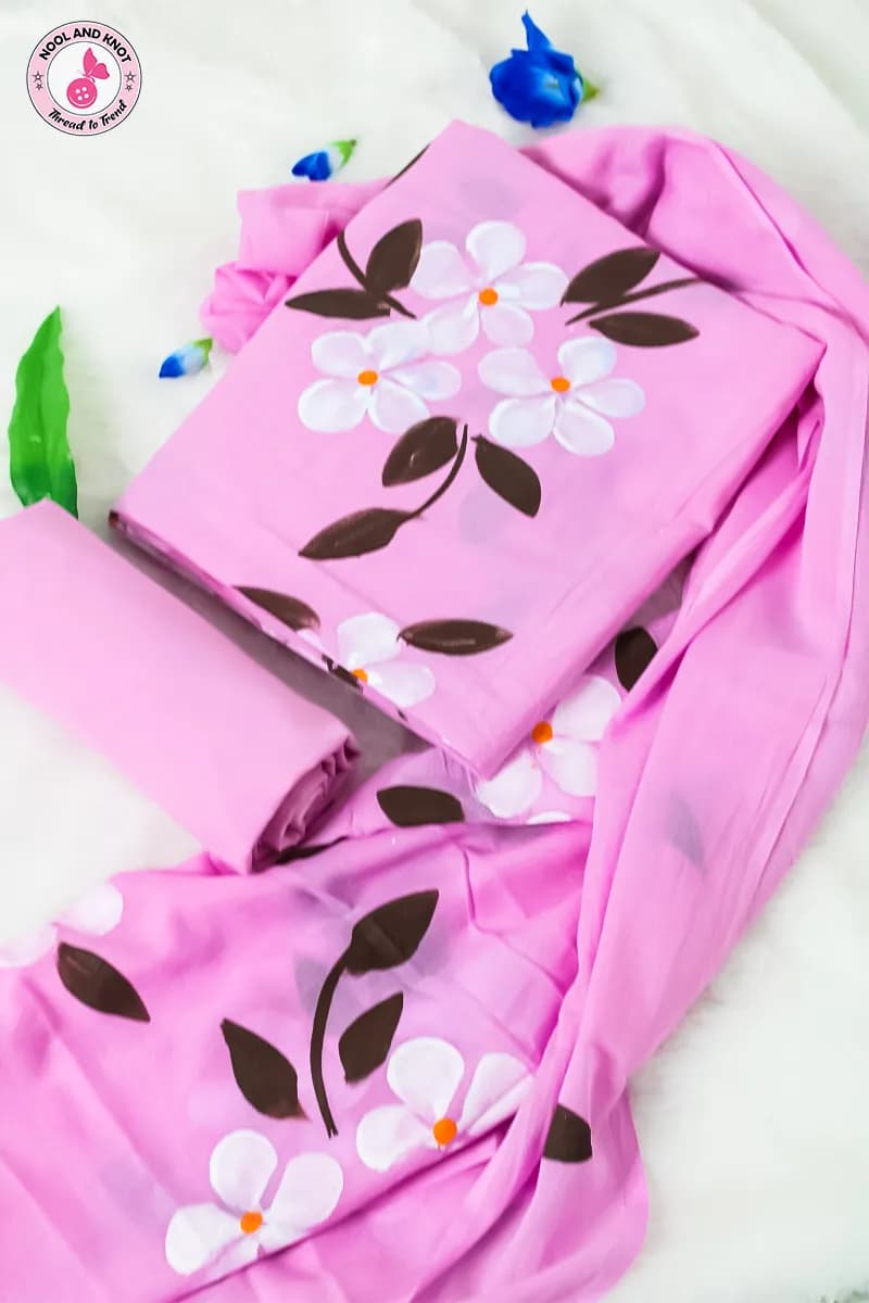 Hand Painted Cotton Salwar HPCS - 5